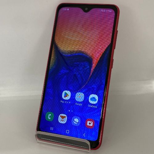 au - GALAXY A20 レッド au SIMフリー SCV46 おまけ付き ムスビー｜【モバイルBOX】SIMロック解除済 au Galaxy A20 SCV46