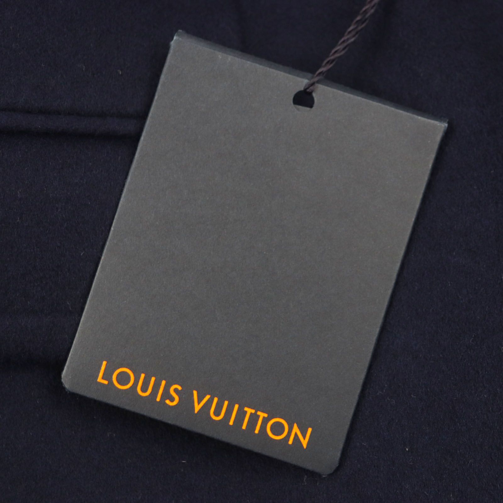 未使用品▽LOUIS VUITTON ルイヴィトン ウール シルク ロゴ入り