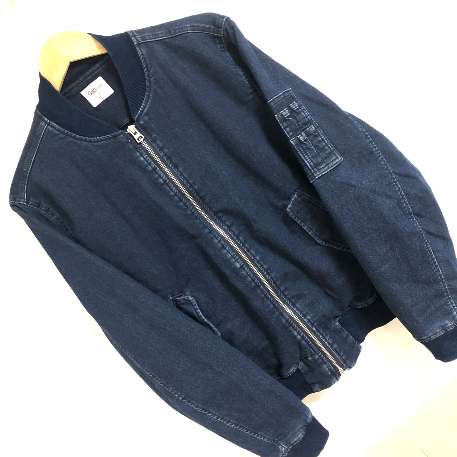 w^)b GAP ギャップ トップス デニムブルゾン 1969 MA-1