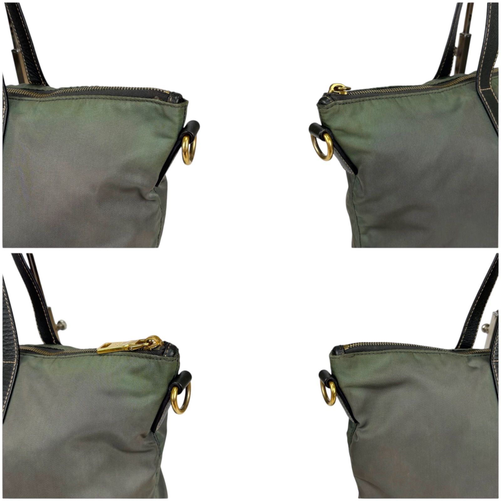 プラダ PRADA トートバッグ ショルダーバッグ トライアングル