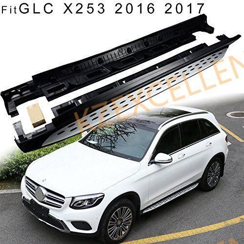 2016年のステップステップサイドステップ2017Mercedes Benz GLC 300 X253 NurfBarランニングボード