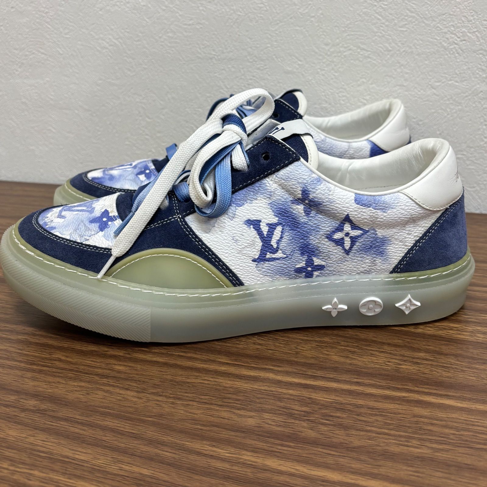 ルイ・ヴィトン Louis Vuitton LVオリライン スニーカー 美品 LOUIS VUITTON ルイヴィトン LV オリライン スニーカー