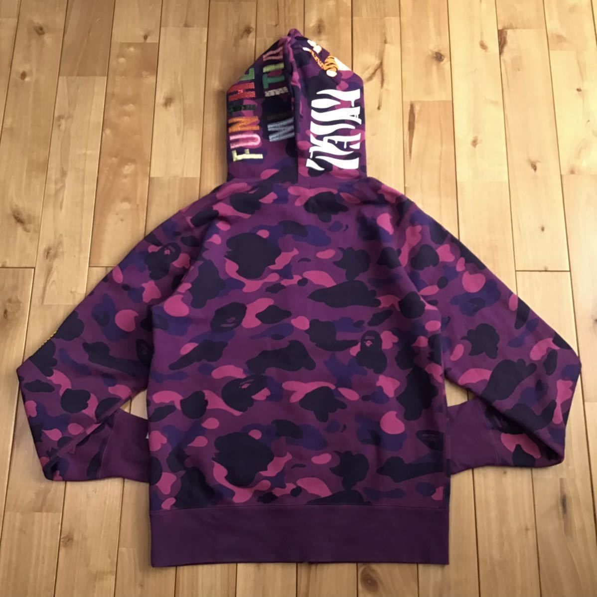 Purple camo タイガー パーカー Mサイズ tiger full zip hoodie a  
