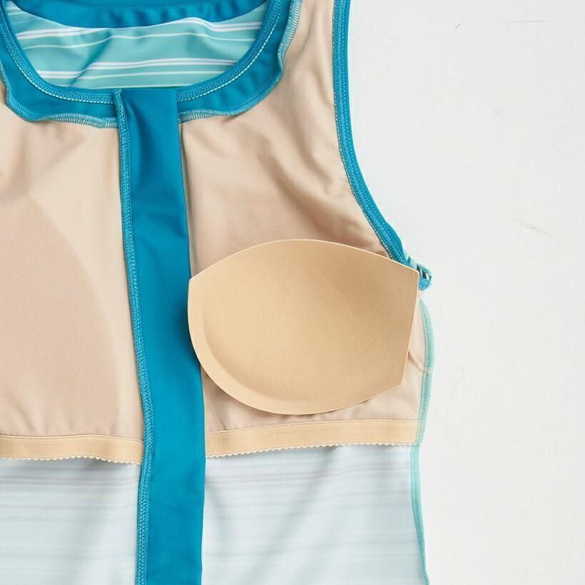 新品♪2点ベネトン 9M レディース フィットネス水着２点セットBL＆OG ベネトン benetton レディース 水着 スイムウェア 上下2点セット