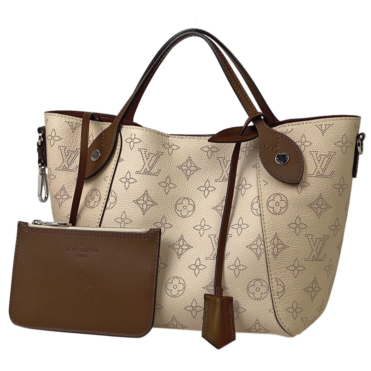 ルイ・ヴィトン Louis Vuitton ヒナ PM トートバッグ 2WAY ハンドバッグ モノグラムマヒナ クレーム(ベージュ) M51950  レディース 【中古】