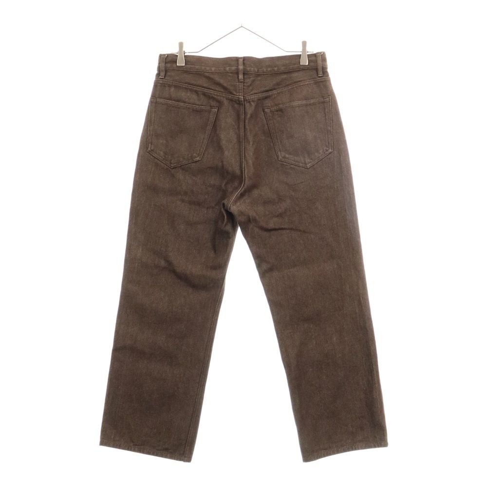 auralee オーラリーデニムパンツブラウン