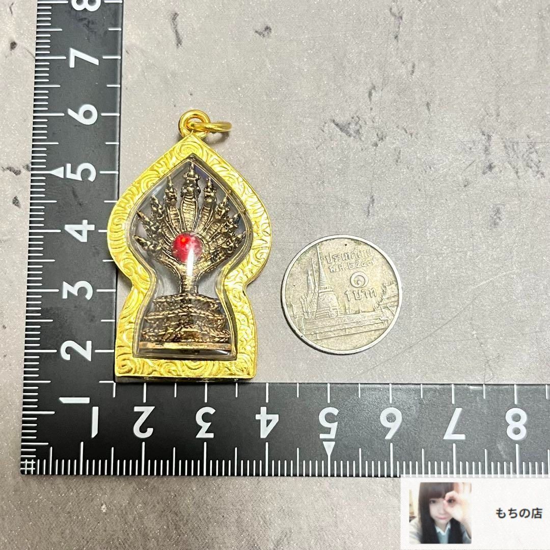 プラクルアン 九頭ナーガ 蛇 龍 守護 霊蛇神 金運 厄除 精神 護符 お守り プラクルアン 九頭ナーガ 蛇 龍 守護 霊蛇神 金運 厄除 精神