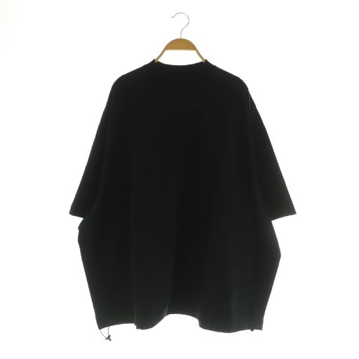 イズネス is-ness BALLOON T SHIRT バルーンTシャツ 半袖 ドロスト M ブラック |MY OS AD