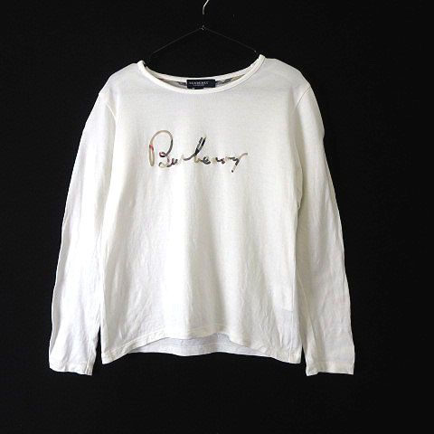 バーバリー BURBERRY Tシャツ ノバチェック 配色 ロゴ コットン 長袖  