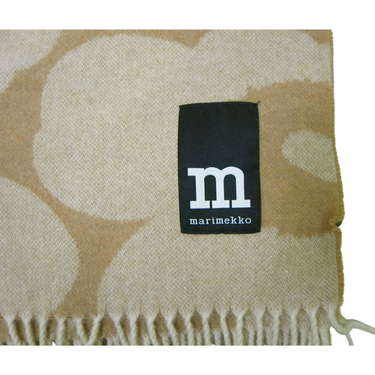マリメッコ marimekko MARIMEKKO ストール マフラー ウニッコ ベージュ