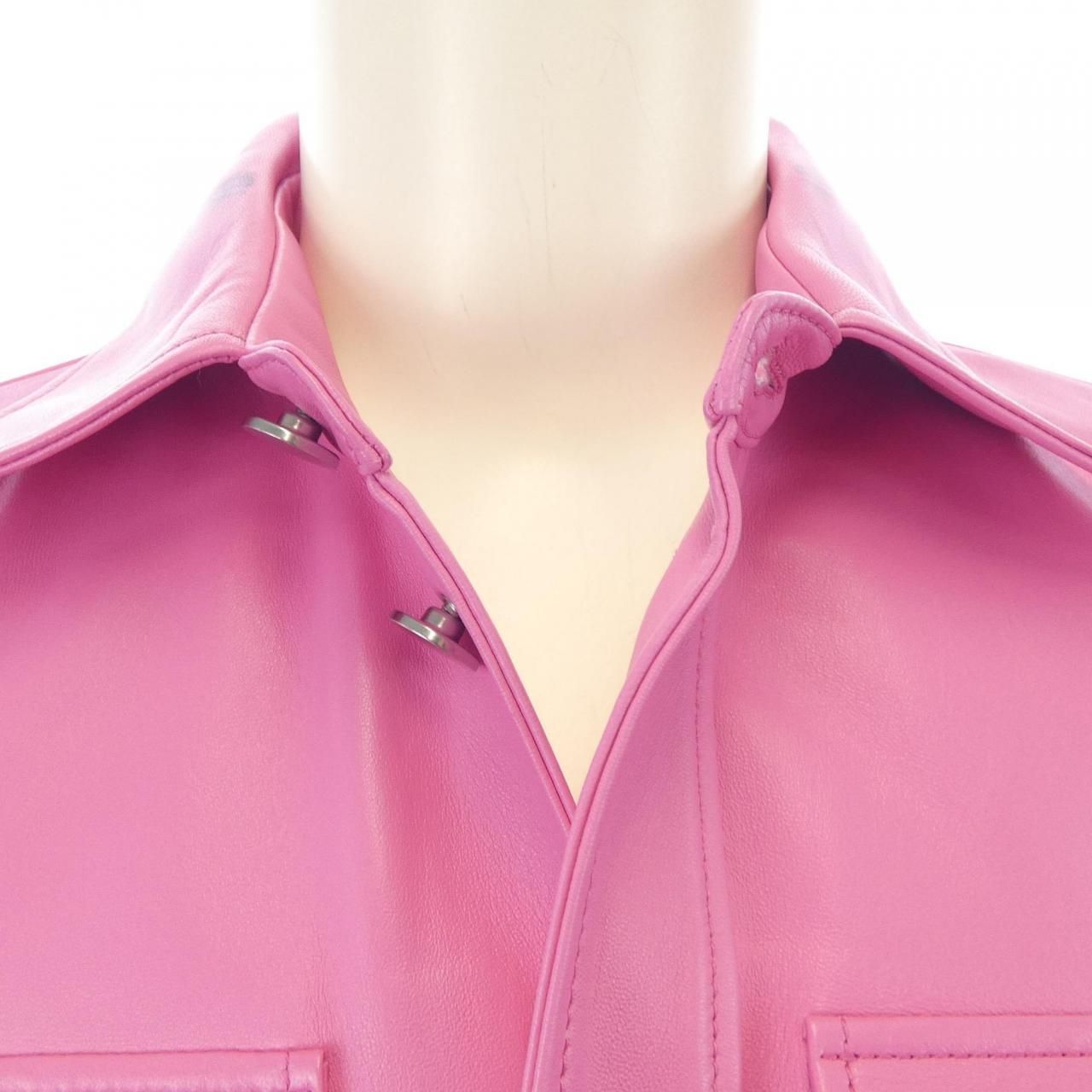 ボッテガヴェネタ BOTTEGA VENETA 690073 レザージャケット KANDAIZUMI_COM