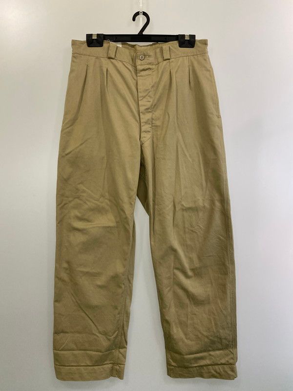 【中古】【メンズ】  フランス軍 50-60'S M52 後期 チノパンツ ボトムス ズボン  【157-241210-me-17-MIN】