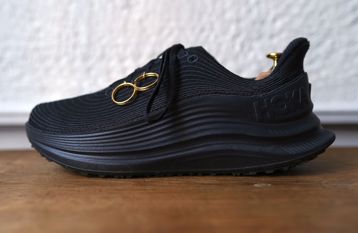 チャコット　ポワントスニーカー　ブラック　24.5 HOKA ONE ONE BONDI L 