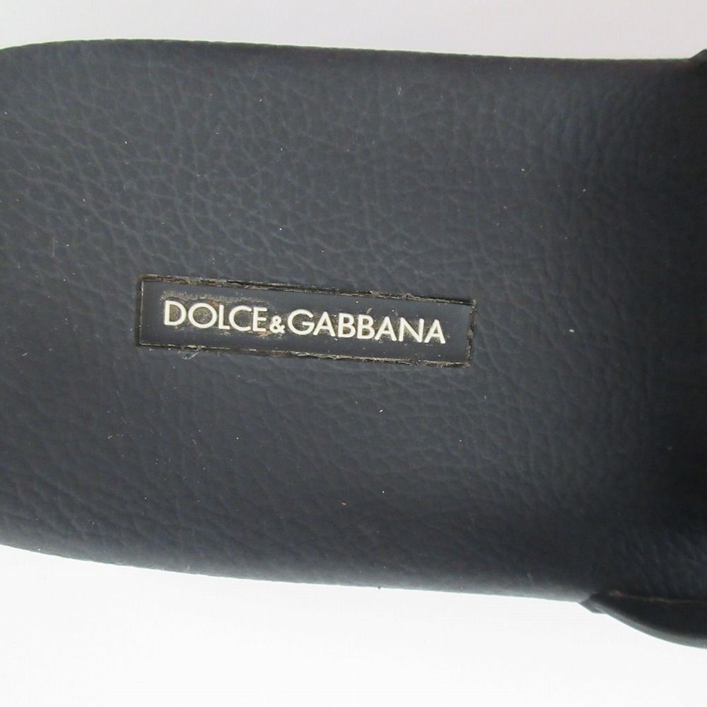 Dolce & Gabbana☆サンダル レザー ビジュー ロゴ 関税込 ドルチェ＆ガッバーナ サンダル レザー ビジュー ロゴ