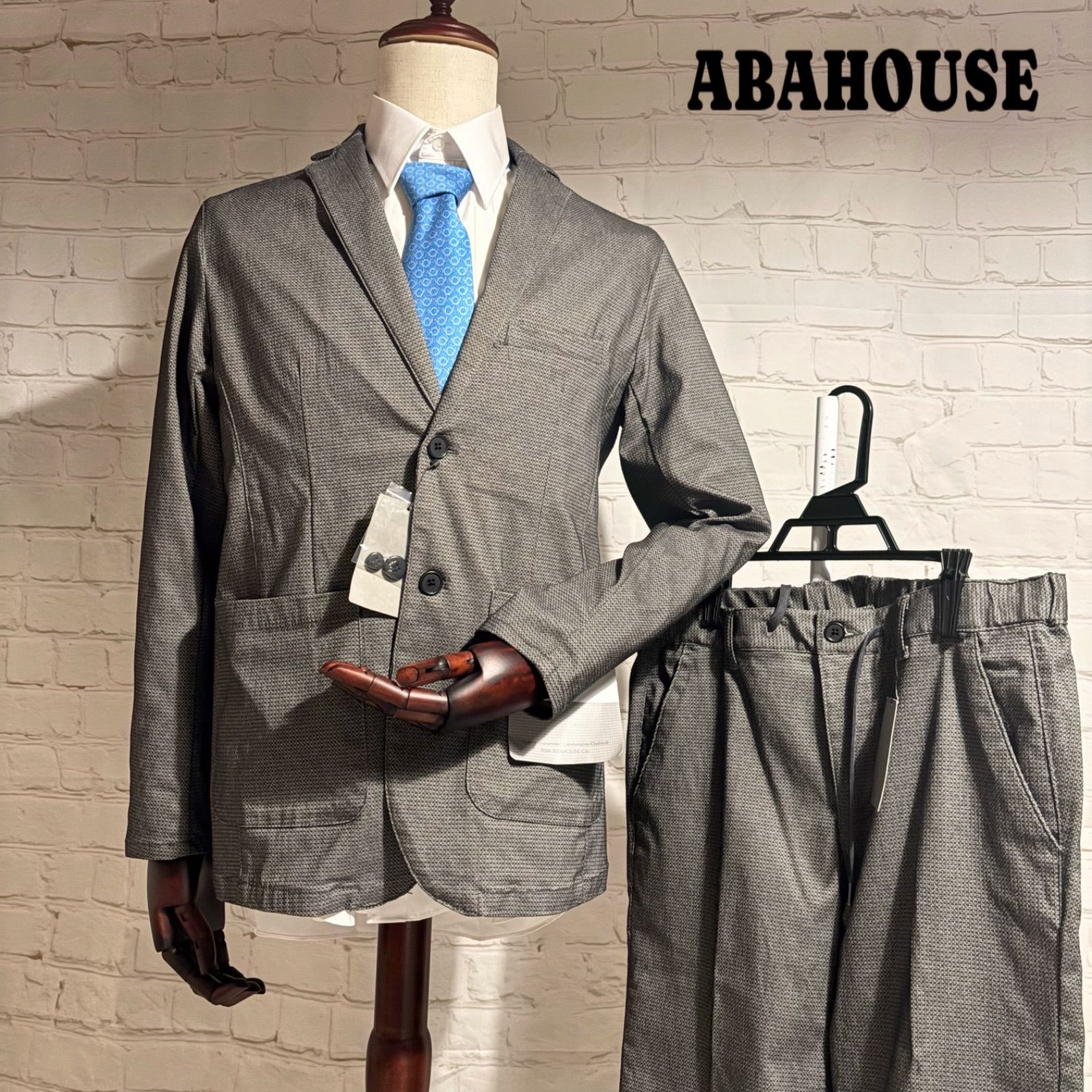 新品未使用タグ付】ABAHOUSE アバハウス スーツ セットアップ 