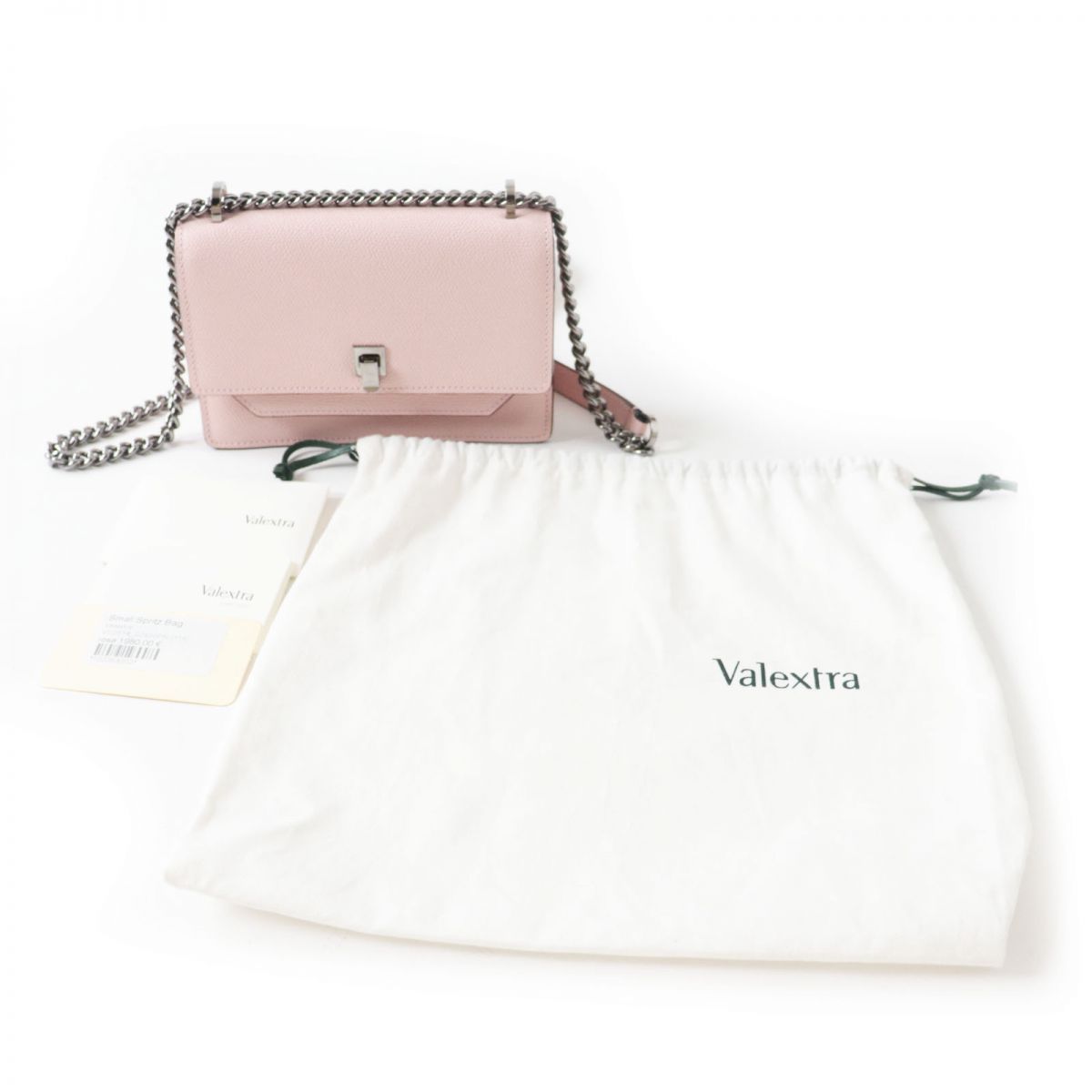 極美品◎伊製 Valextra ヴァレクストラ Small Spritz Bag スモール