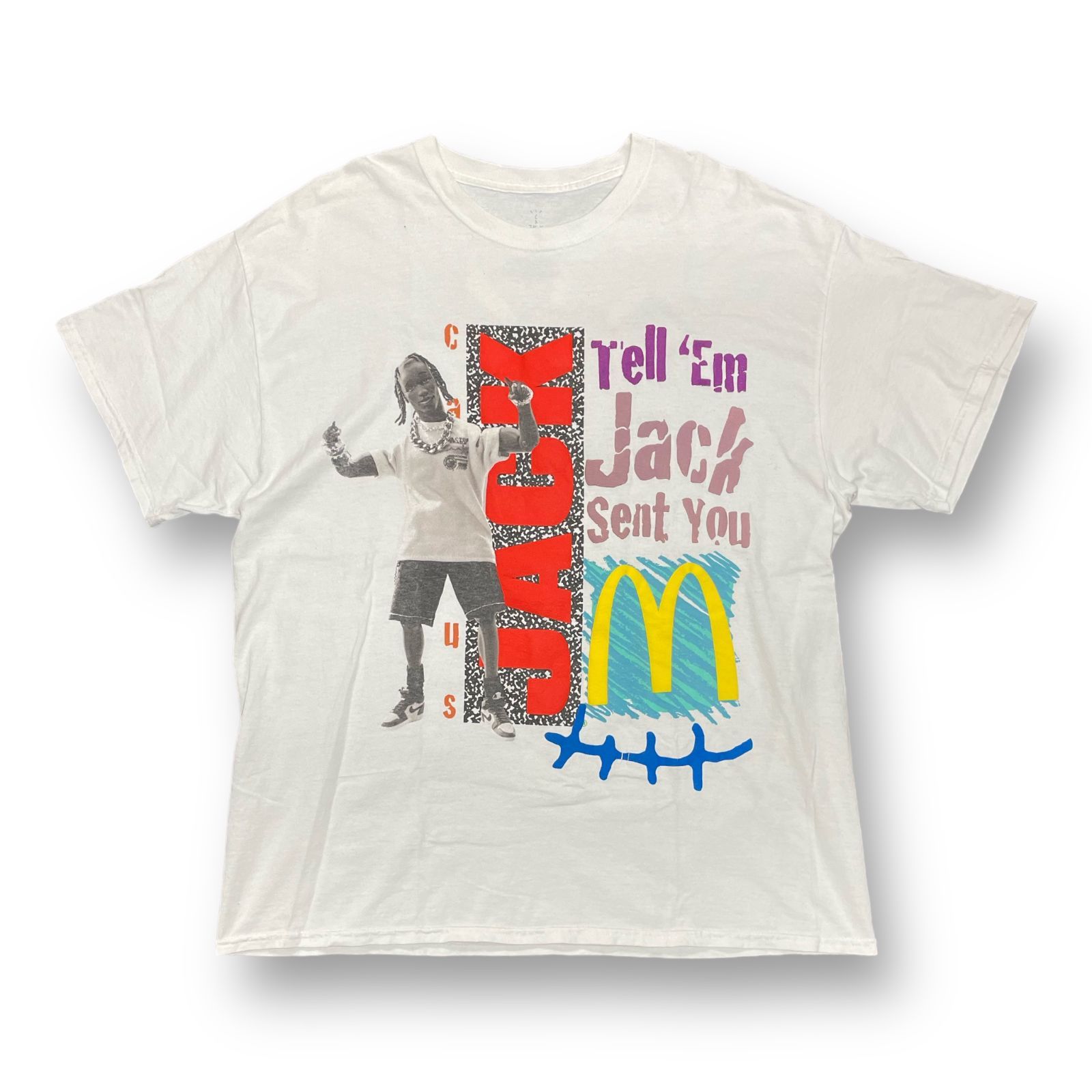 Tシャツ・カットソー Travis Scott x McDonald's Jack Smile II T-shirt Travis Scott Cactus Jack x McDonald's Jack Smile II T-shirt
