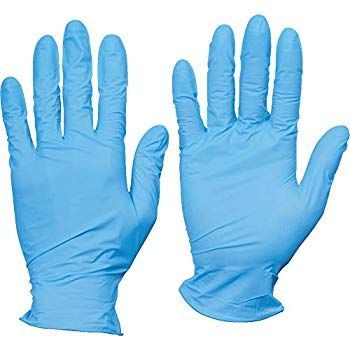 【中古】TRUSCO(トラスコ) 10箱入り 使い捨てニトリル手袋TGエアー 0.06 粉無青L TGNN06BL10C z2zed1b