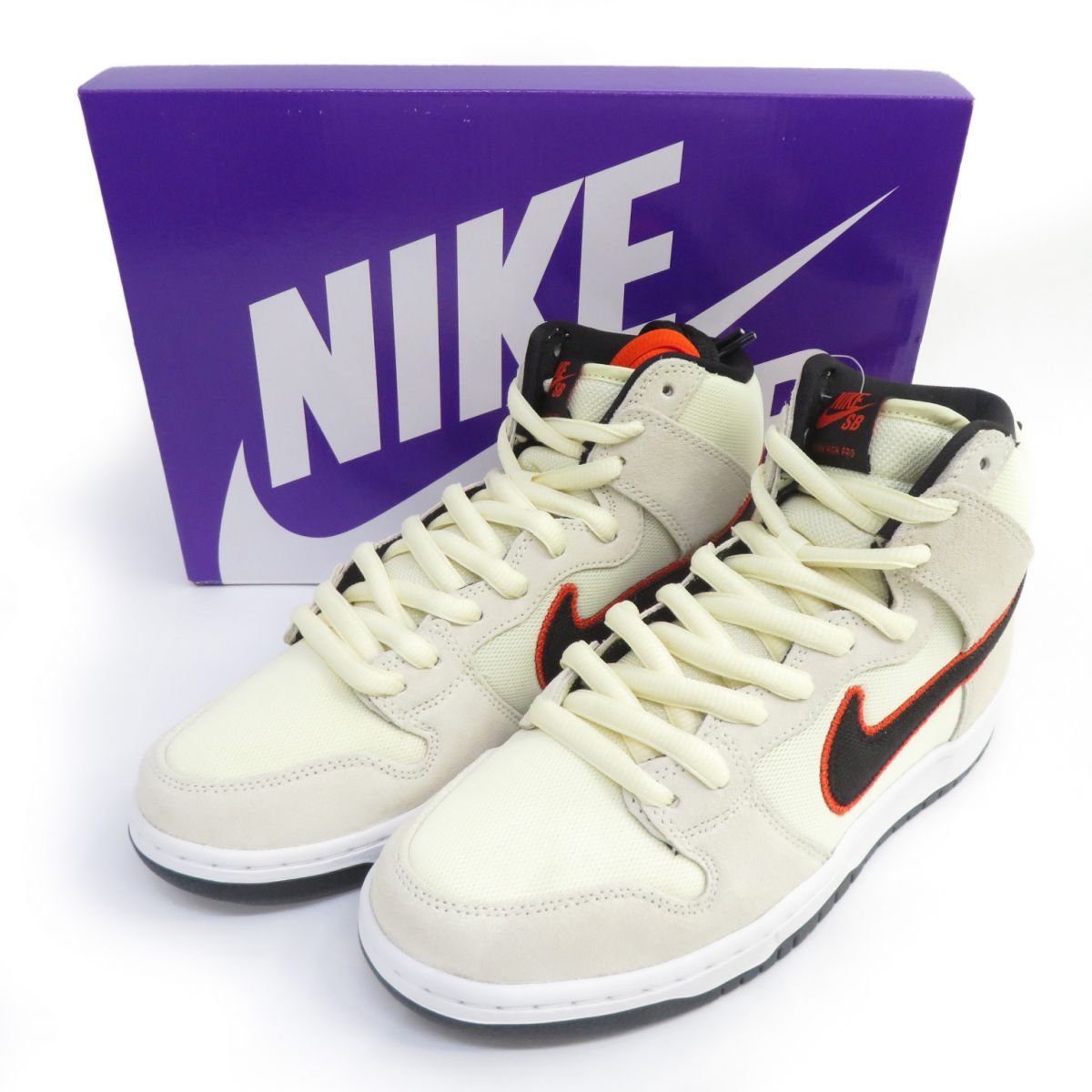 NIKE SB DUNK HIGH PRO PRM ナイキ ダンクハイプロ DO9394-100 US9/27cm 箱有 ※中古美品