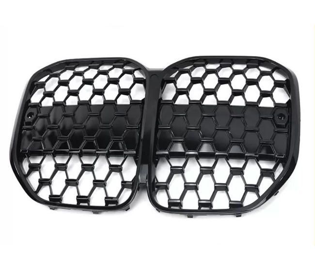 21-24種類のBMW新4系中網G22 G23改造耀夜満天星全黒型中網グリッドを適用する