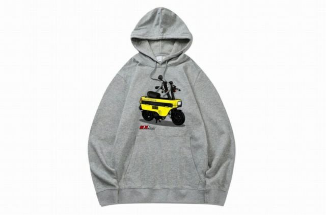 MINIMOTOロゴ入りスウェットトップス モトコンポ グレーL