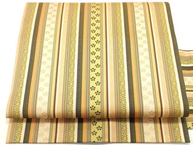 平和屋着物●全通柄九寸名古屋帯　献上　正絹　逸品　未使用　DAAY0077ob 平和屋着物○全通柄九寸名古屋帯 献上 正絹 逸品 未使用 DAAY0077ob