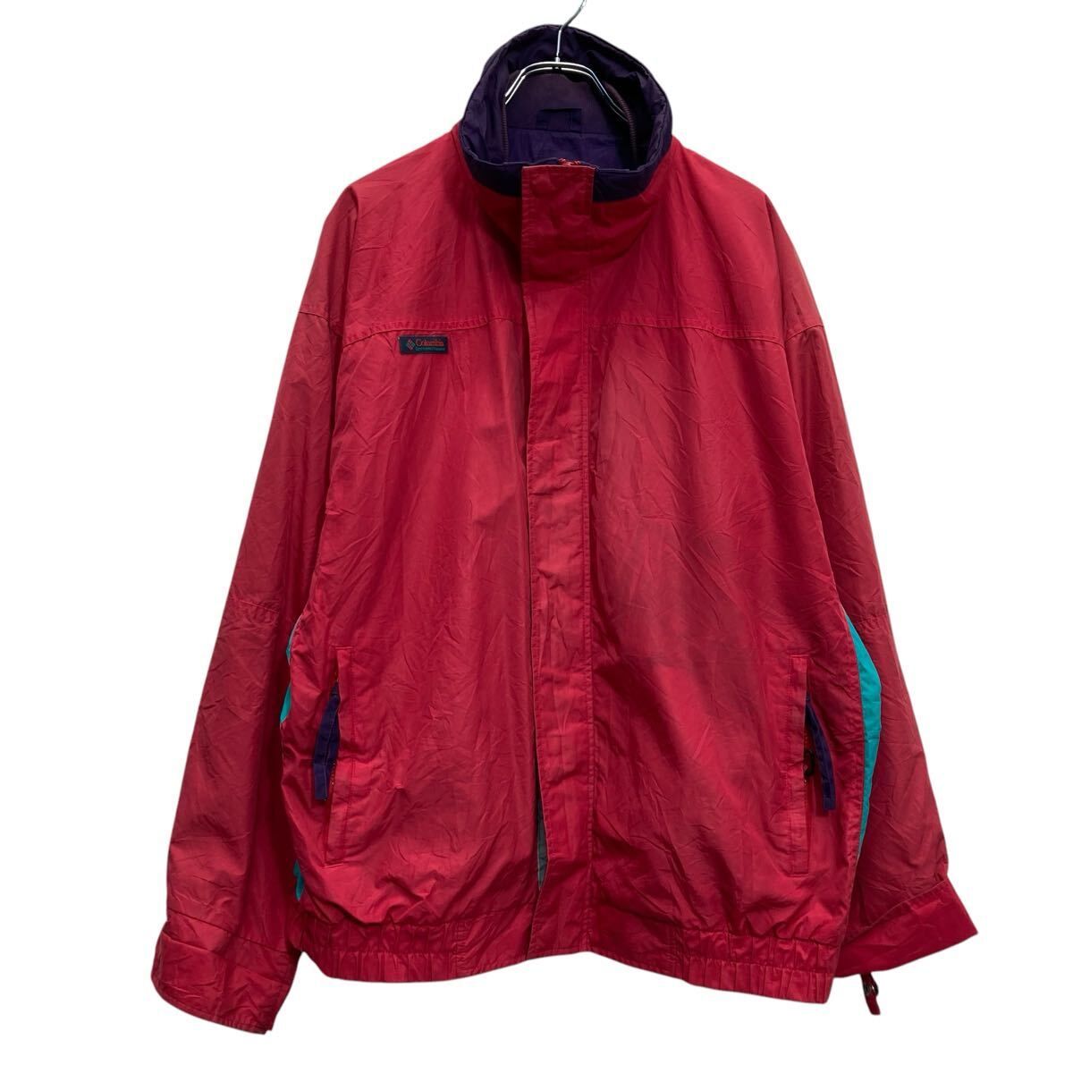 Columbia マウンテンジャケット XL~ レッド ビッグサイズ Columbia マウンテンジャケット XL~ レッド ビッグサイズ