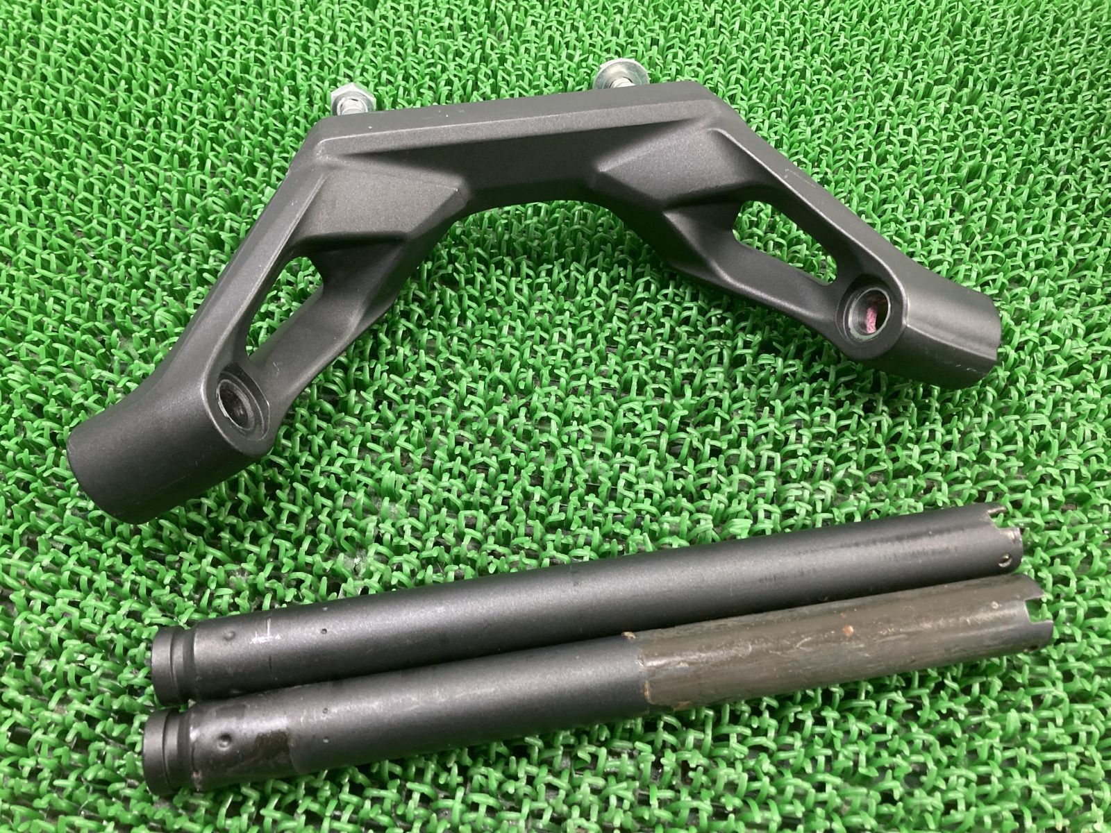 NINJA650 ハンドル 0375 カワサキ 純正 中古 バイク 部品 ER650H ニンジャ650 ハンドルポスト ライザー 曲がり無し 車検 Genuine