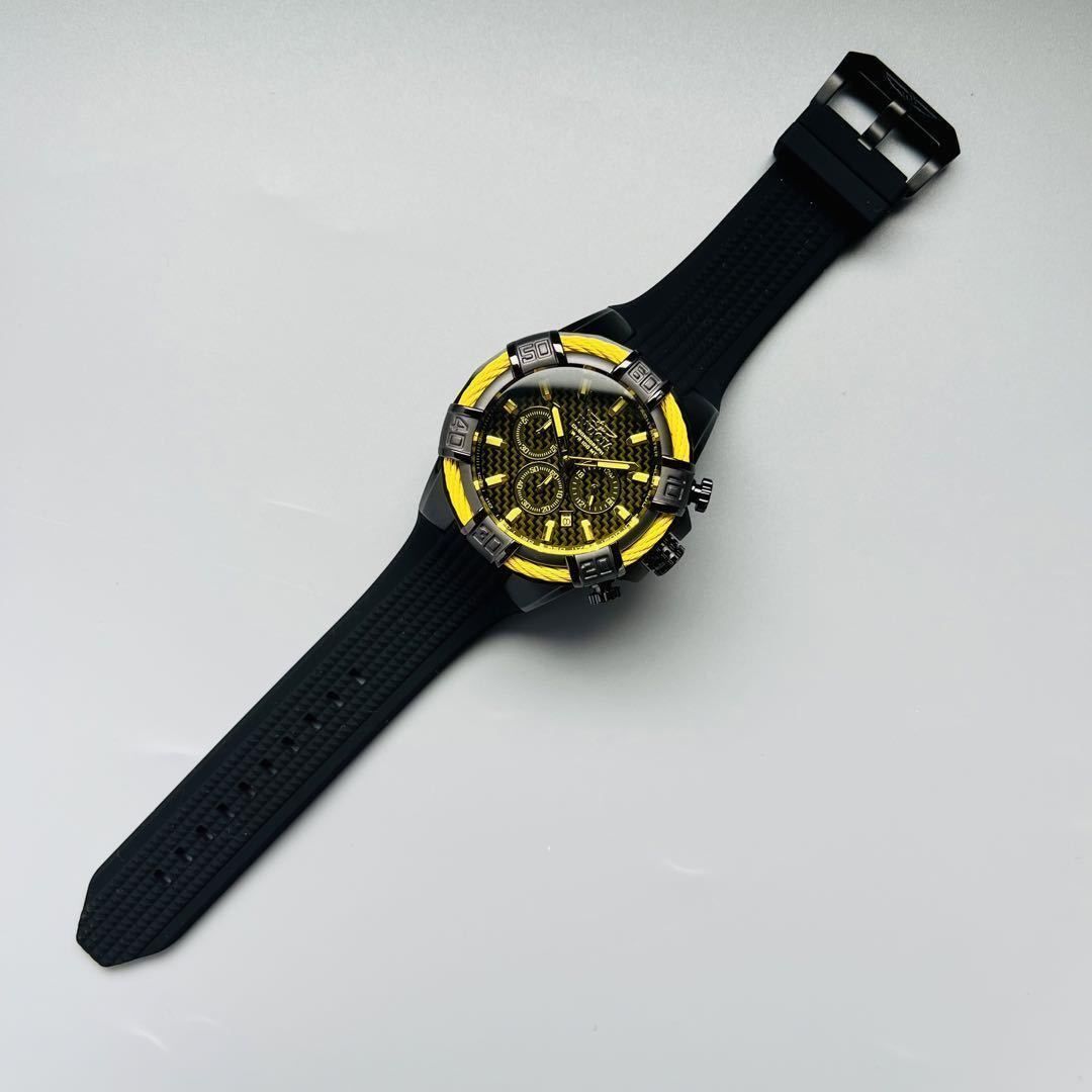 100%品質保証! 腕時計 INVICTA インビクタ イエロー 新品 ケース付属