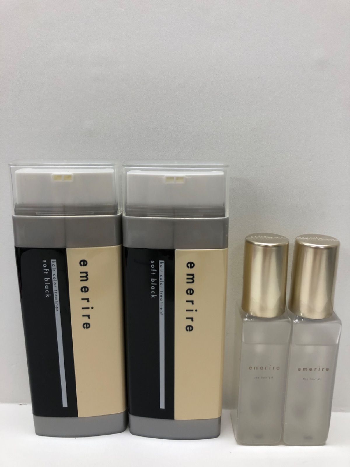 R454 N エメリル emerire ヘアトリートメント 80g×2点、ヘアオイル 40ml×2点 計4点セット