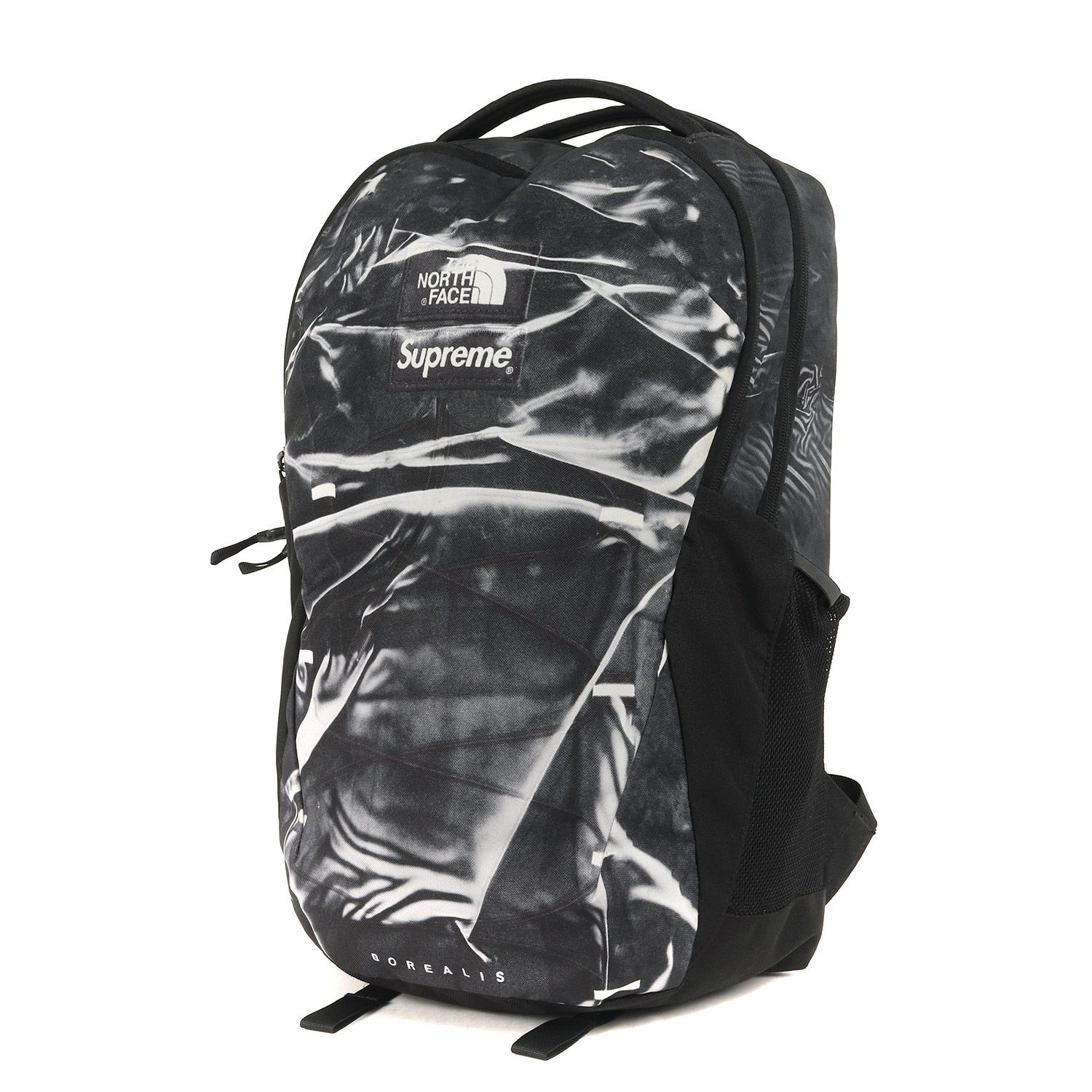 Supreme シュプリーム バッグ | 23SS THE NORTH FACE 騙し絵プリント ボ リス バックパック Trompe Loeil Printed Borealis Backpack | ブラック 黒 | コラボ