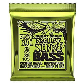 -非常に良い ERNIE BALL 2852 ショート スケール ベース弦 45-105 SHORT SCALE REGULAR SLINKY BASS レギュラー スリンキー