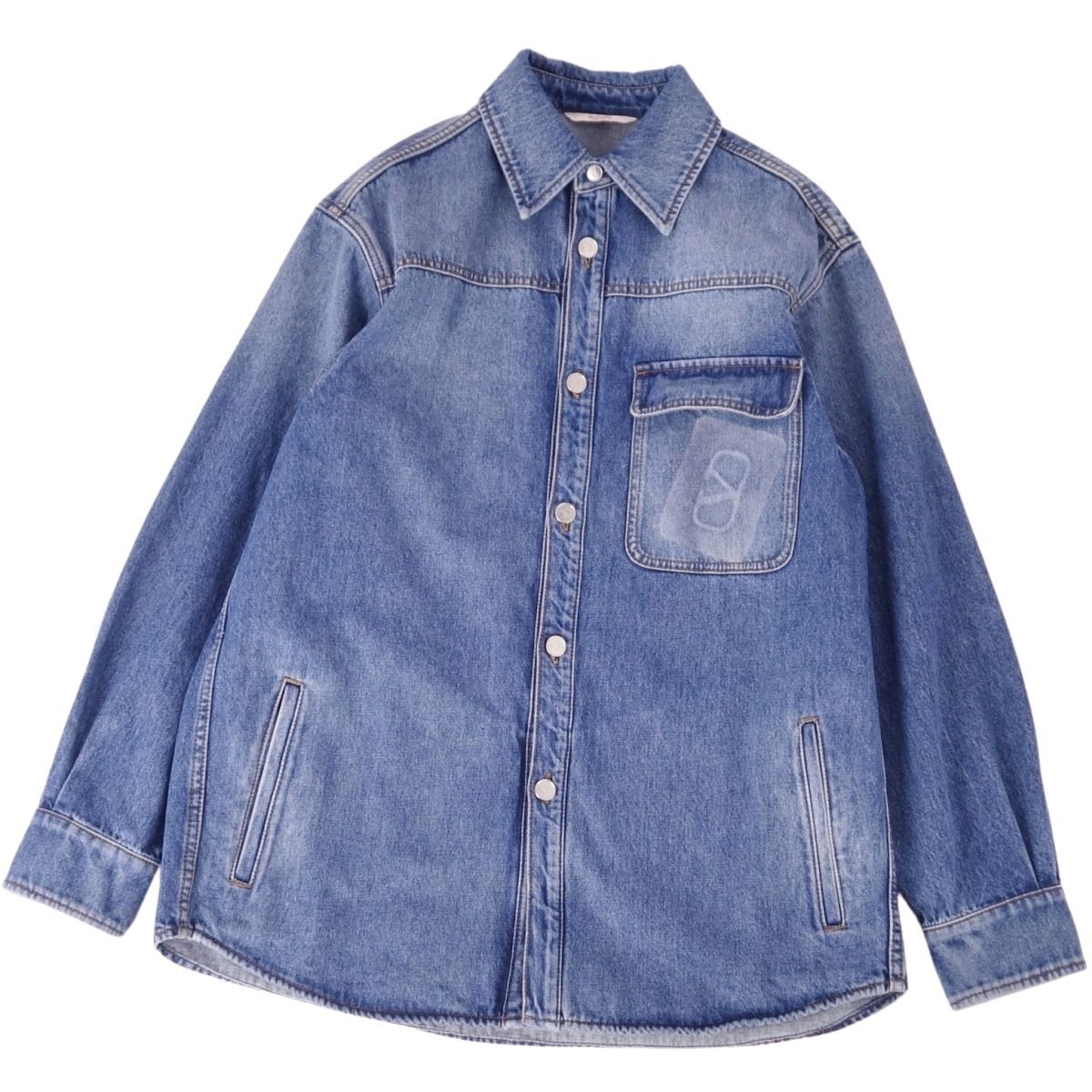 極美品 ヴァレンティノ VALENTINO ジャケット デニムジャケット シャツ 