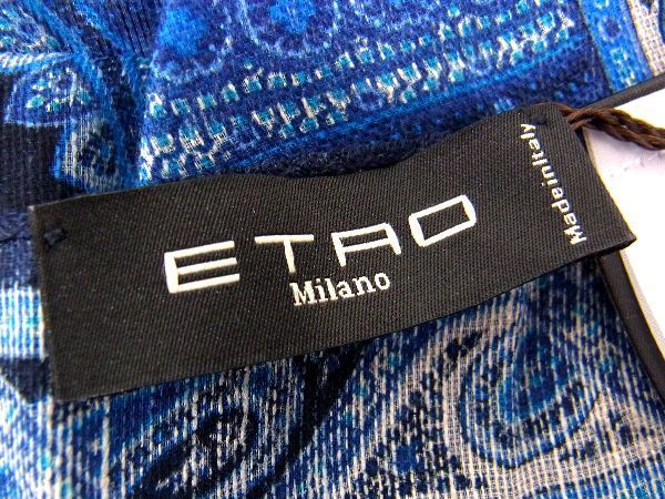□新品□未使用□ ETRO エトロ シルク100% ペイズリー柄