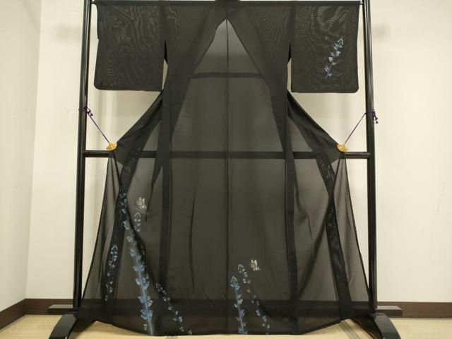 平和屋着物○訪問着 舞花文 暈し染め 正絹 逸品 DAAV1163tw