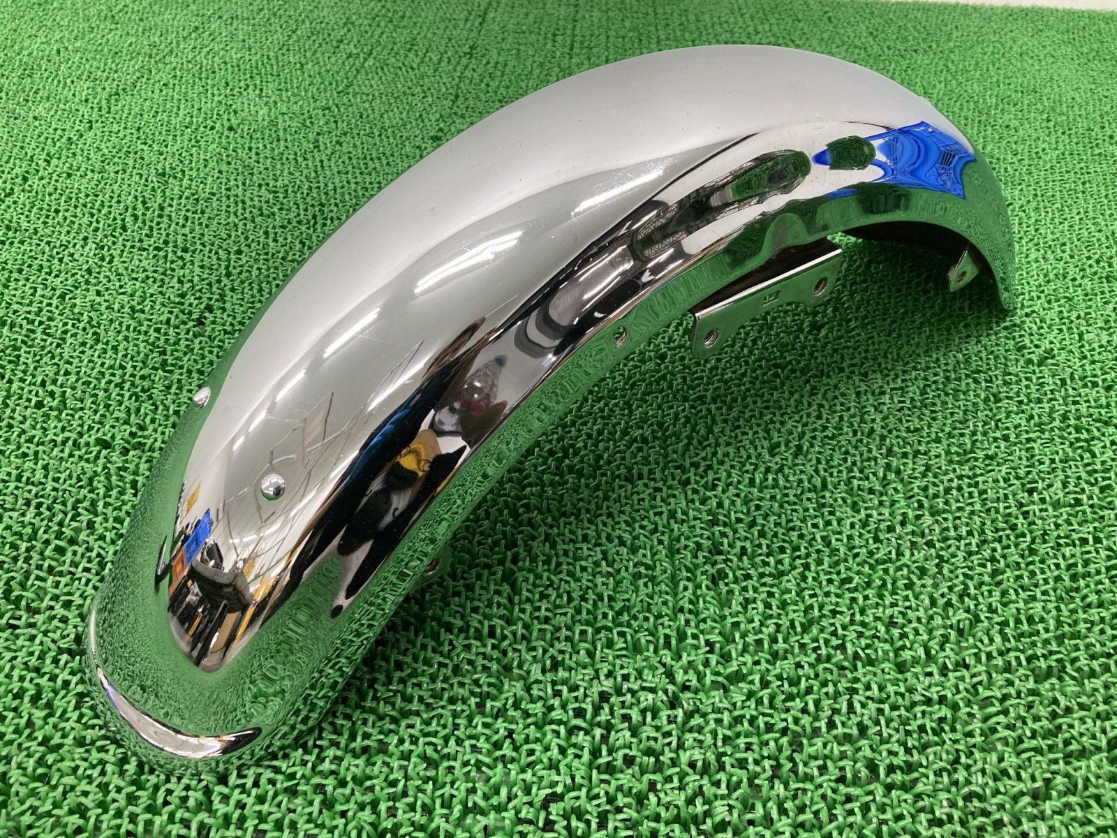 エストレヤ250  純正フロントフェンダー カワサキ エストレヤ フロントフェンダー 純正 中古 バイク 部品