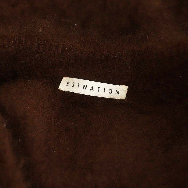 エストネーション ESTNATION 24AW ピュアファーカシミヤ カーディガン