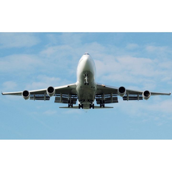 絵画風 壁紙ポスター (はがせるシール式) ニュージーランド航空 NZ ボーイング 747-400 ジャンボジェット 2002年運用 キャラクロ B747-021W2 (ワイド版 603mm×376mm) ＜日本製＞ ウォールステッカー お