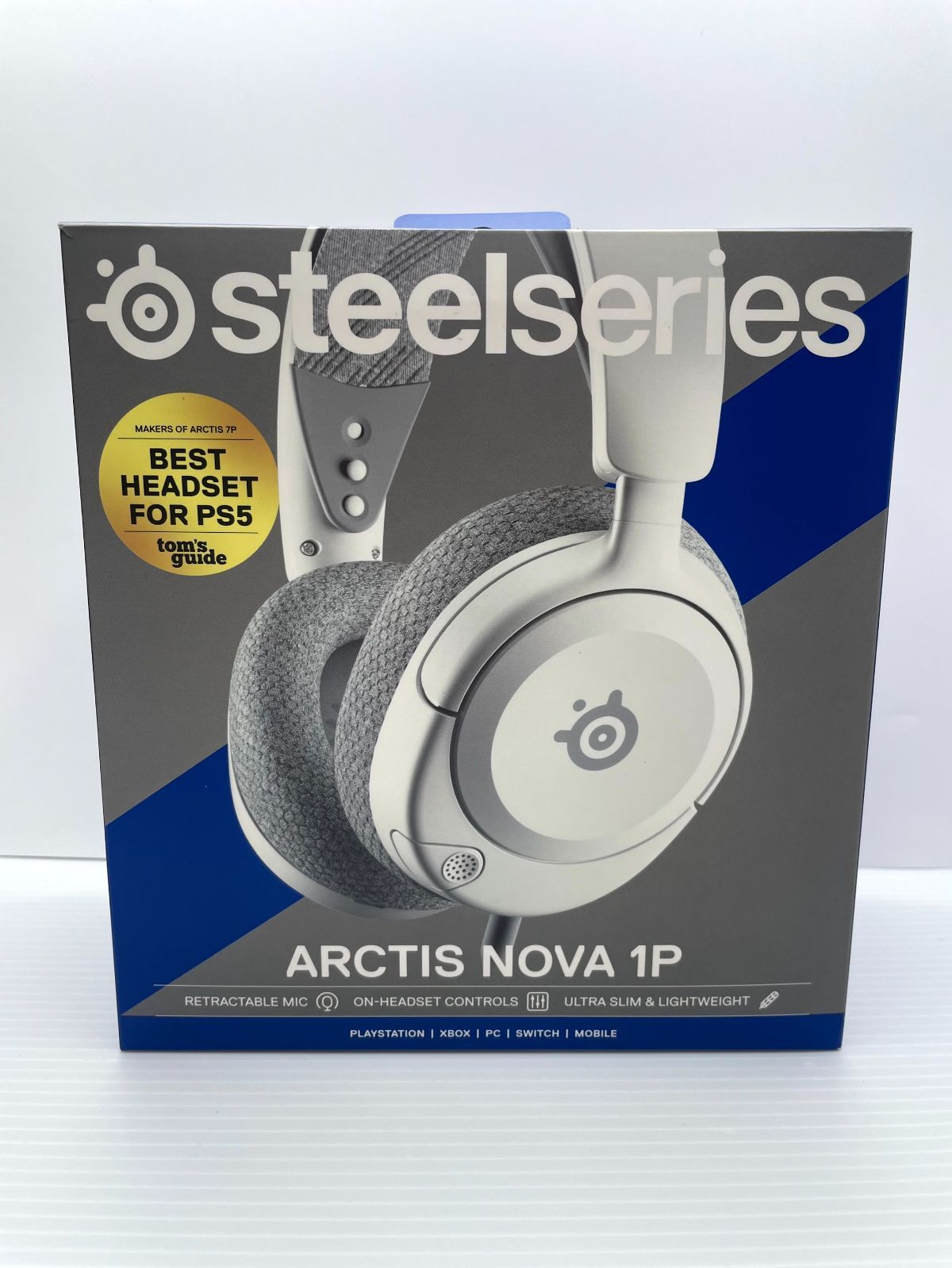 SteelSeries Arctis Nova 1P White ゲーミング、有線ヘッドセット 644