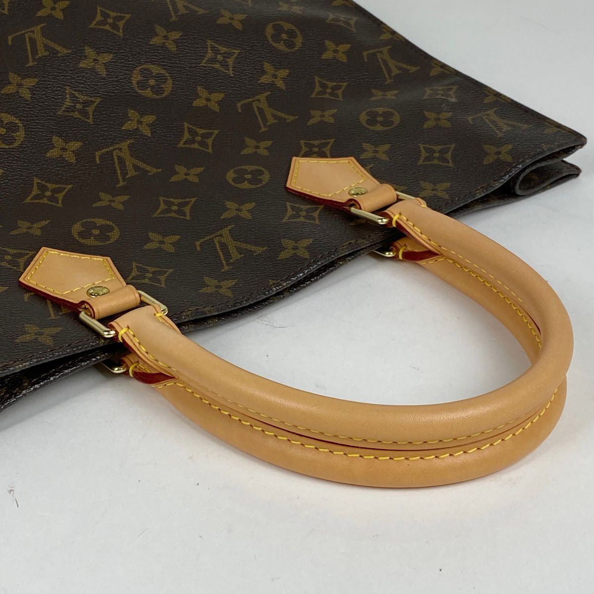 LOUIS VUITTON ルイヴィトン M51140 サックプラ モノグラム 新型 トートバッグ ハンドバッグ ブラウン 乏しい 書類かばん 廃盤