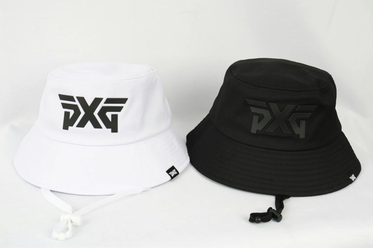 PXG バケットハット ホワイト ブラック 1個】PXG バケットハット 男女兼用 - メルカリ