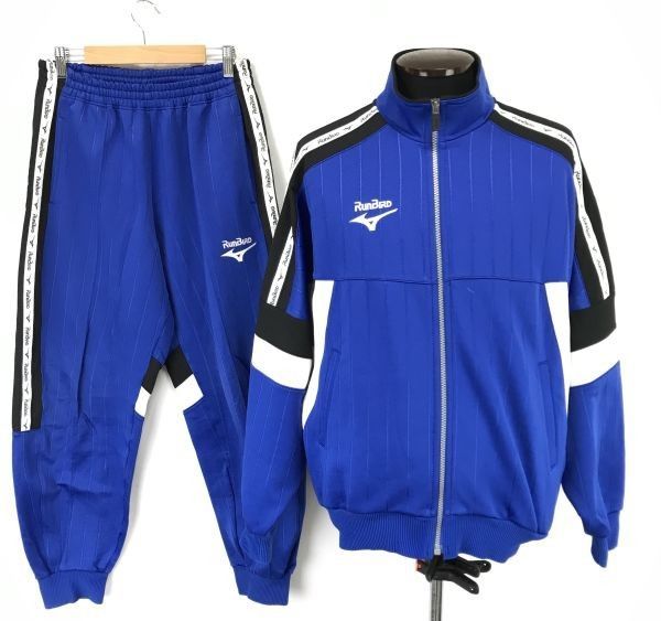 日本製☆ミズノ ランバード/MIZUNO RUNBIRD☆上下セットアップ/ジャージ【0/メンズL-XL/青/blue】jacket/pants/tracksuits/Made  in Japan◇cBH890 #-20t - メルカリ