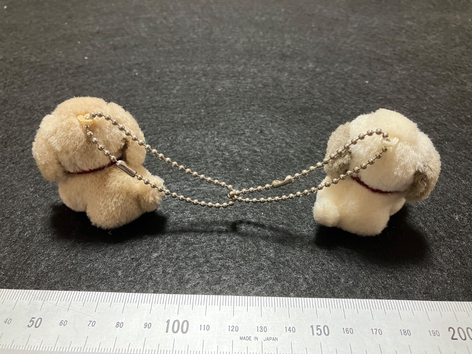 レトロ／うめ吉 小さなうめ吉2個セット ボールチェーン付き 美品