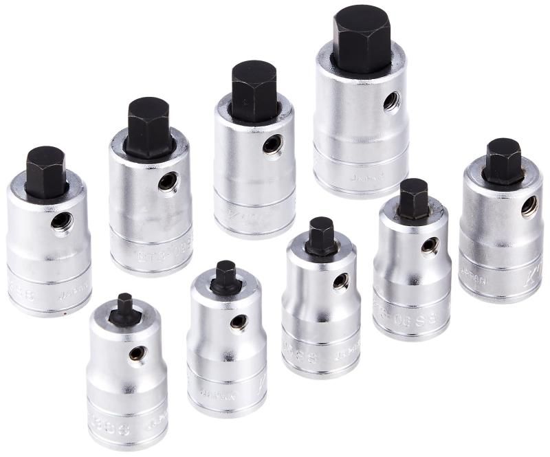 京都機械工具 KTC 9.5mm 3|8インチ スタッビヘキサゴン ビットソケット セット 9個組 TBT3SS09H