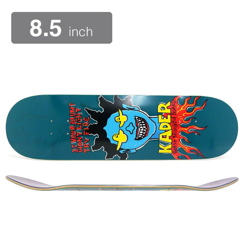 【レア未開封】KROOKED × Curtis Kulig コラボ デッキ KROOKED DECK クルキッド デッキ KADER SYLLA GUEST BOARD 8.5
