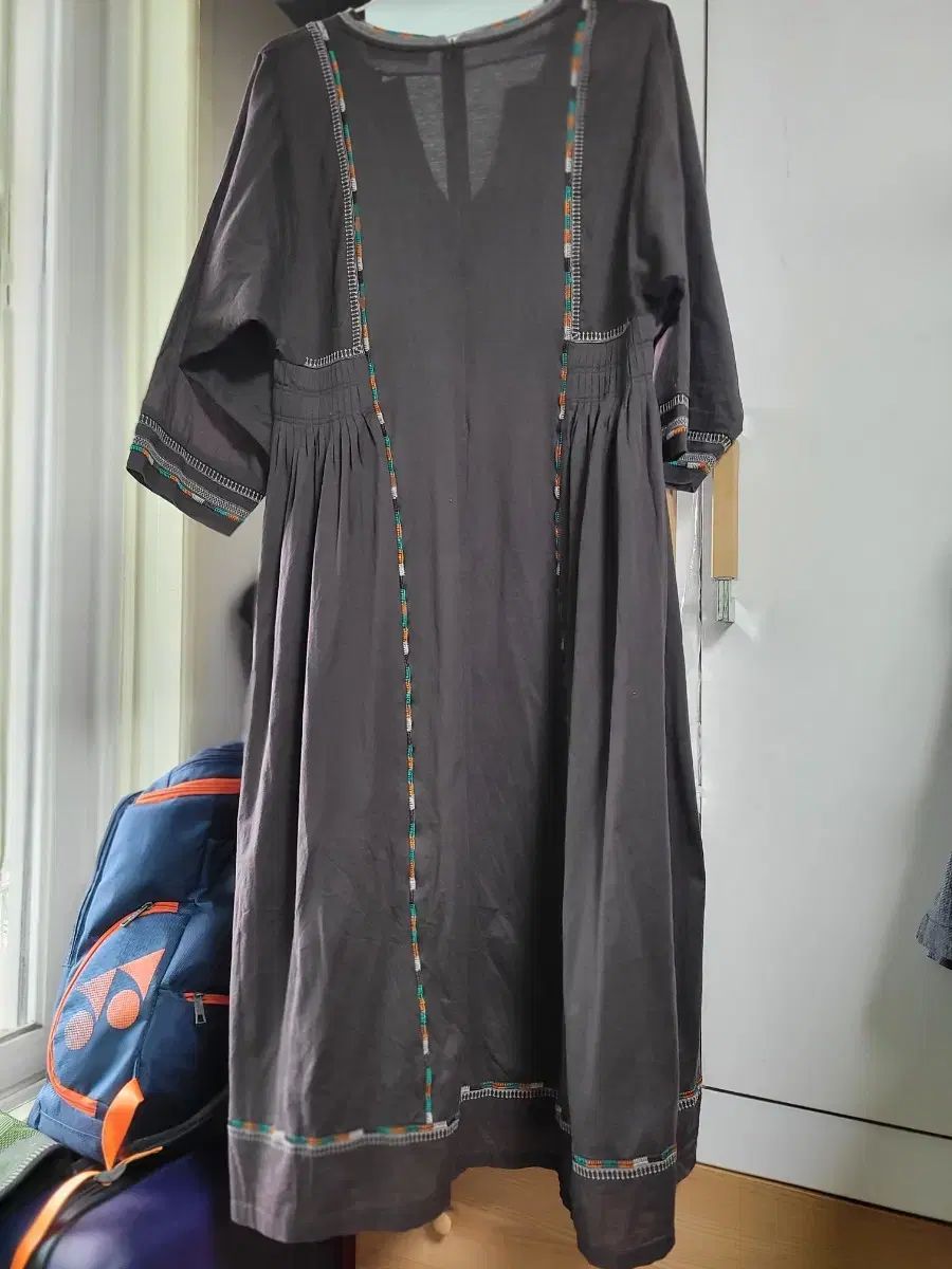 未使用級 マックスマーラ ワンピース 切り替え シルク ゆったり L〜LL 黒