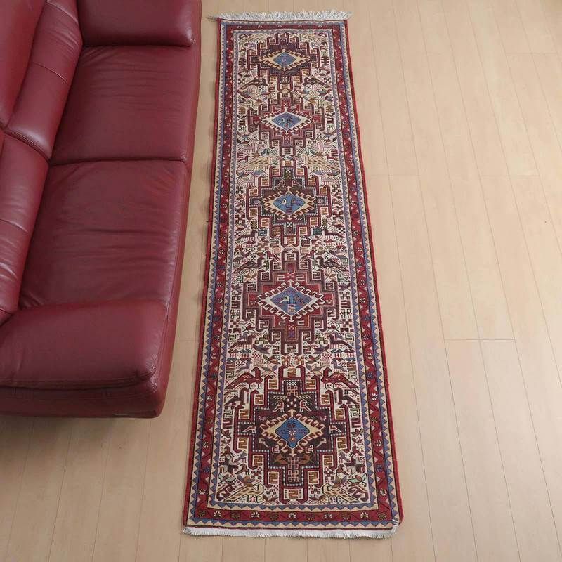 キリム・アゼルバイジャン 287×80cm（KR-504） ペルシャ手織りキリム 