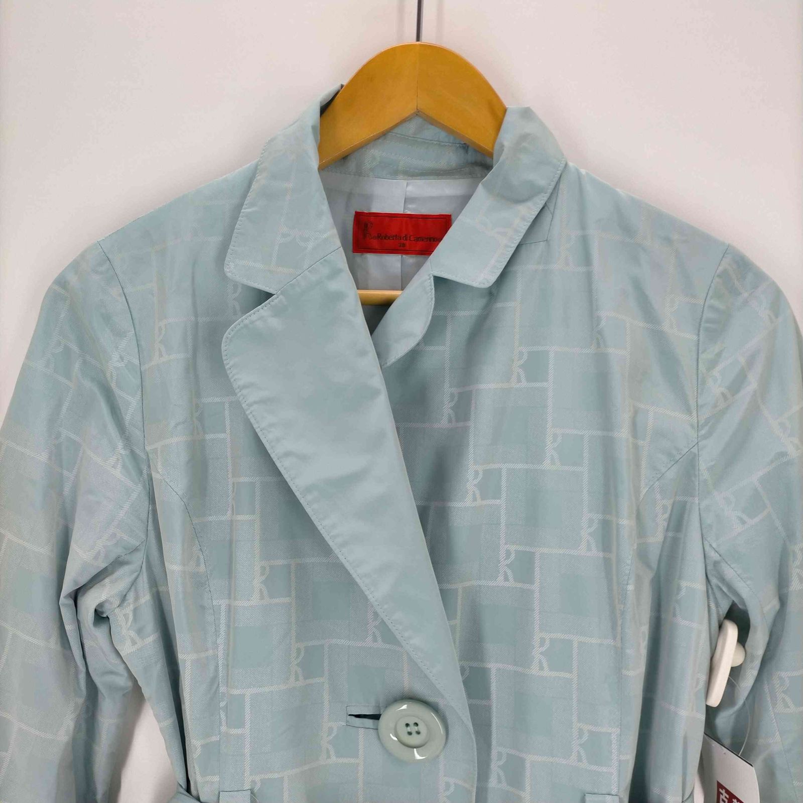 【新品】　Roberta dI Camerino 　トレンチコート ロベルタディカメリーノ Roberta di Camerino ビックボタン