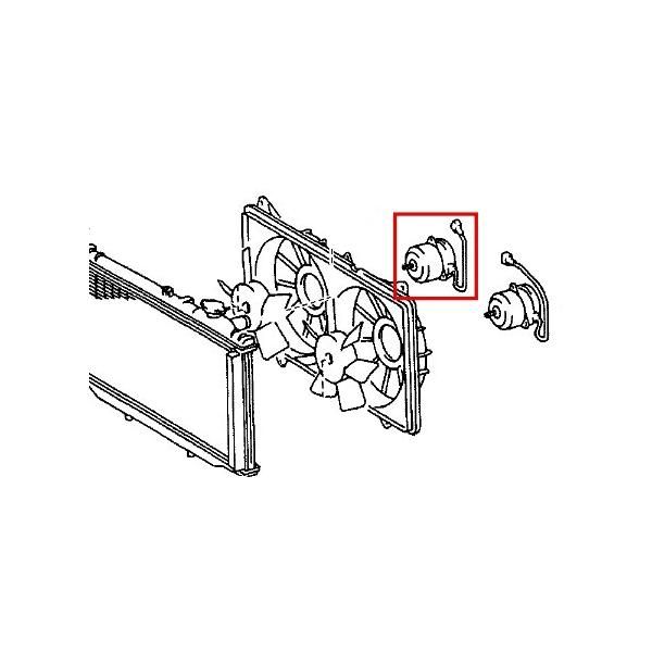 ☆トヨタ純正新品☆160 アリスト JZS161 クーリングファン モータ 1個 1997/08-2005/01 ラジエーター 電動ファン ラジエタ  - メルカリ