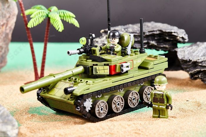 LEGO レゴ 互換 ブロック 模型 プラモデル 85式主力戦車 中国軍